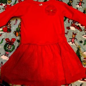 Carters kids red dress